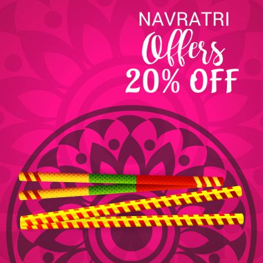 Mutlu Navratri kutlama.