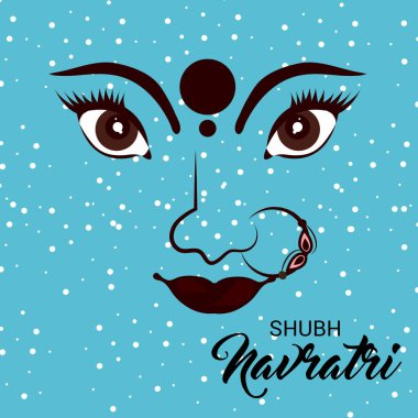 Mutlu Navratri kutlama.