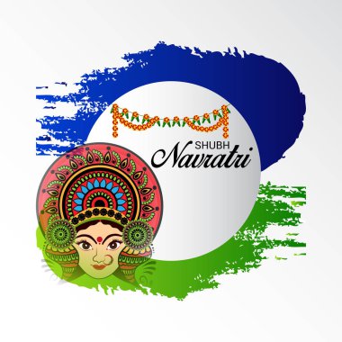 Mutlu Navratri kutlama.