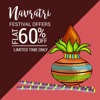 Mutlu Navratri kutlama.