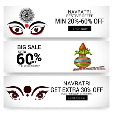 Mutlu Navratri kutlama.