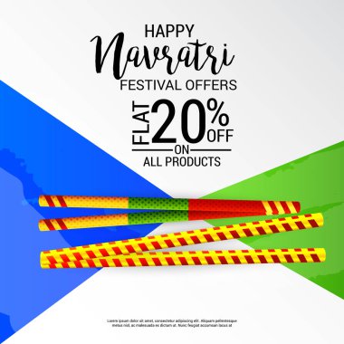 Mutlu Navratri kutlama.