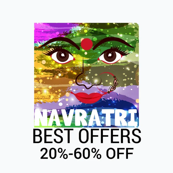 Mutlu Navratri kutlama.