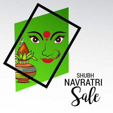 Mutlu Navratri kutlama.