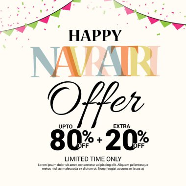 Mutlu Navratri kutlama.