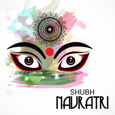 Mutlu Navratri kutlama.