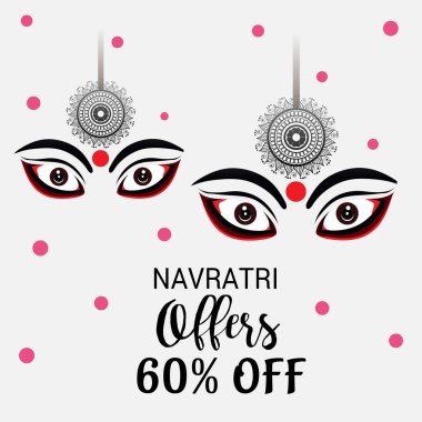 Mutlu Navratri kutlama.