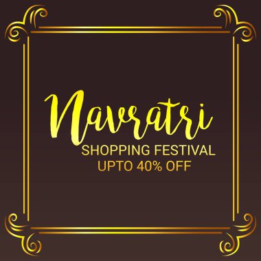 Mutlu Navratri kutlama.