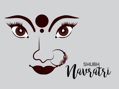 Mutlu Navratri kutlama.