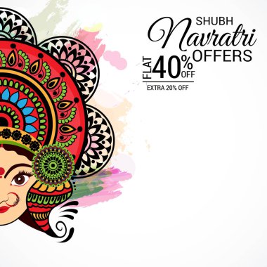 Mutlu Navratri kutlama.