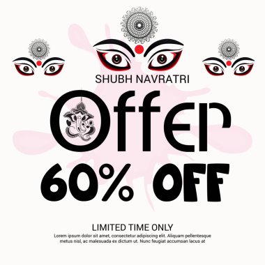 Mutlu Navratri kutlama.