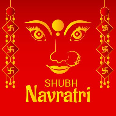 Mutlu Navratri kutlama.