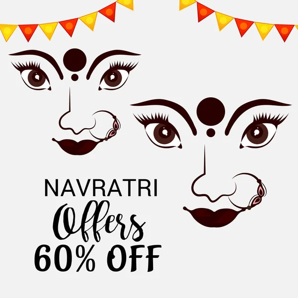 Mutlu Navratri kutlama.