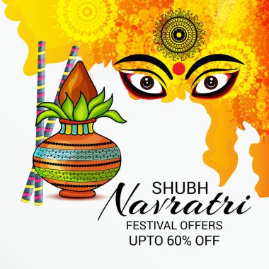 Mutlu Navratri kutlama.