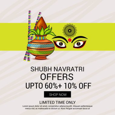 Mutlu Navratri kutlama.