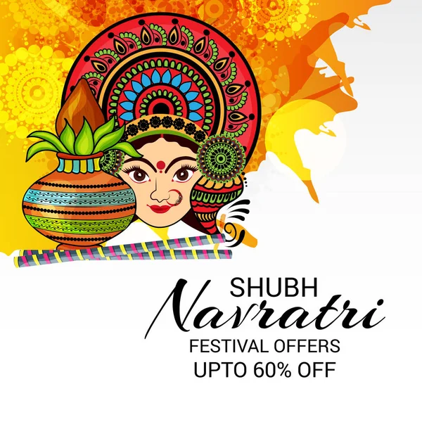 Mutlu Navratri kutlama.