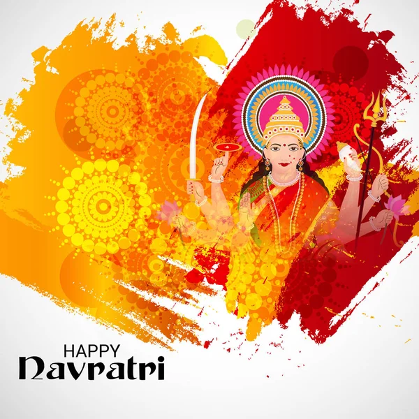 Mutlu Navratri kutlama.