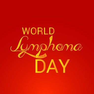 Dünya Lenfoma günü.