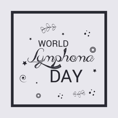 Dünya Lenfoma günü.