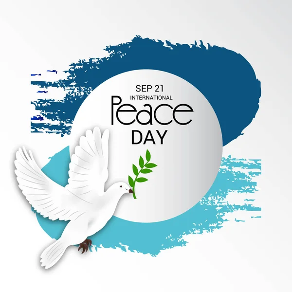 Día internacional de la paz. — Vector de stock