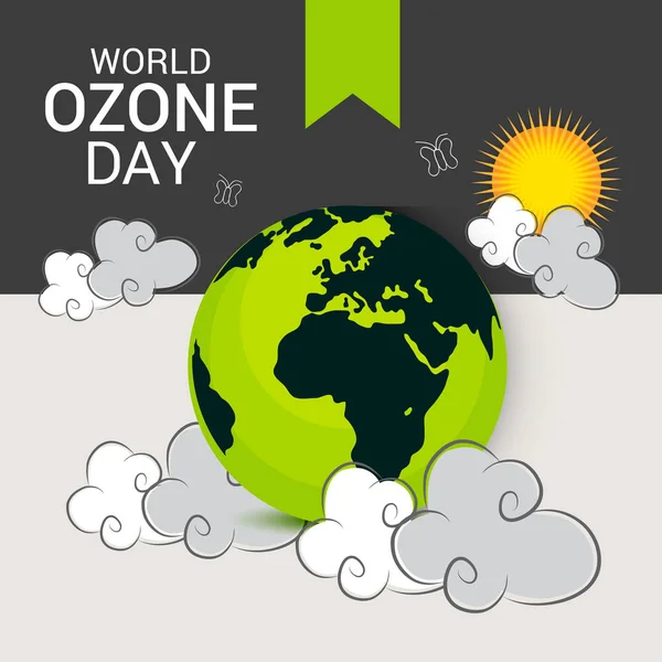 World Ozone Day. — Stock Vector