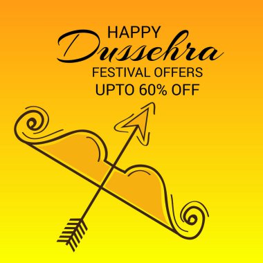 Mutlu Dussehra kutlama.