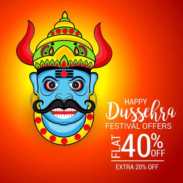 Mutlu Dussehra kutlama.