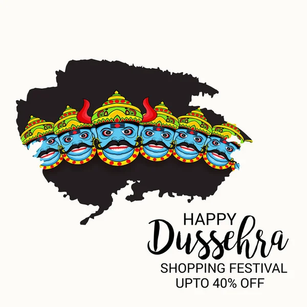 Mutlu Dussehra kutlama.