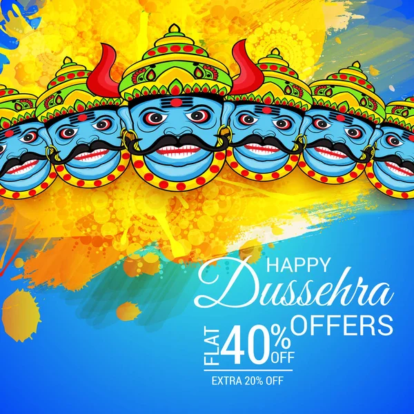 Mutlu Dussehra kutlama.