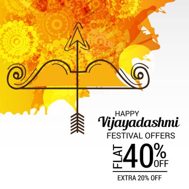 Mutlu Dussehra kutlama.