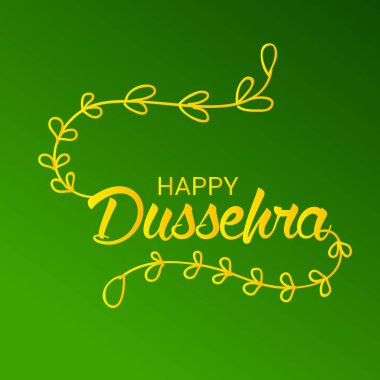 Mutlu Dussehra kutlama.
