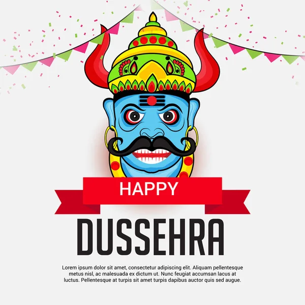 Mutlu Dussehra kutlama.