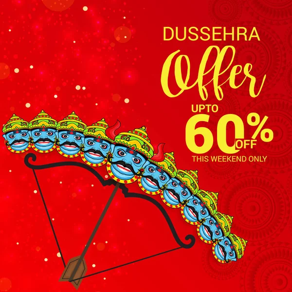 Mutlu Dussehra kutlama.