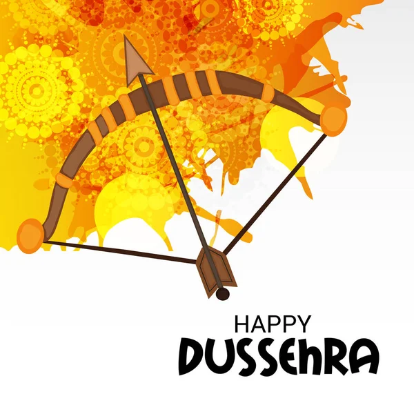 Happy Dussehra Celebration. — Stock Vector