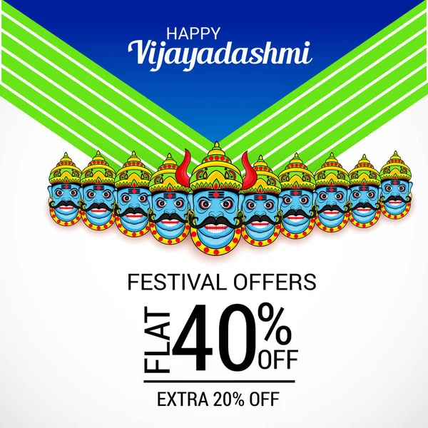 Mutlu Dussehra kutlama.