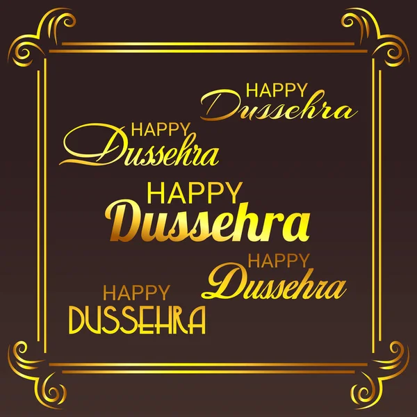 Feliz Celebração de Dussehra . —  Vetores de Stock