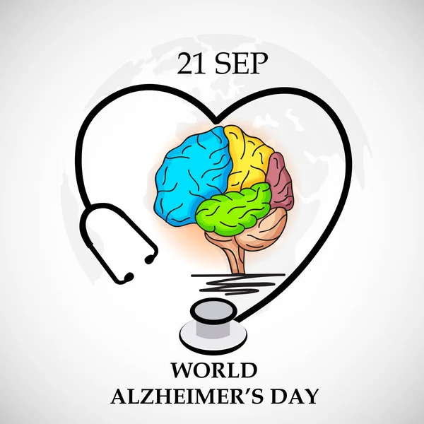 World Alzheimer's Day. — Stock Vector