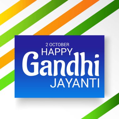  Mutlu Gandhi Jayanti.