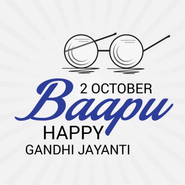  Mutlu Gandhi Jayanti.