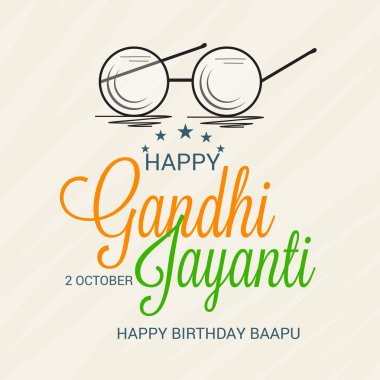 Mutlu Gandhi Jayanti.