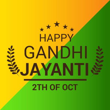 Mutlu Gandhi Jayanti.