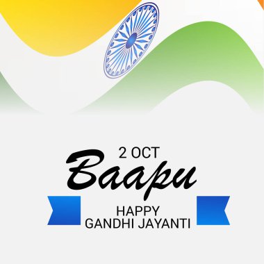 Mutlu Gandhi Jayanti.