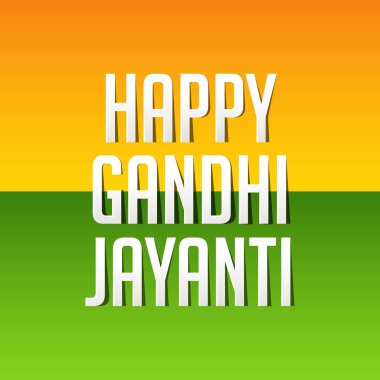 Mutlu Gandhi Jayanti.