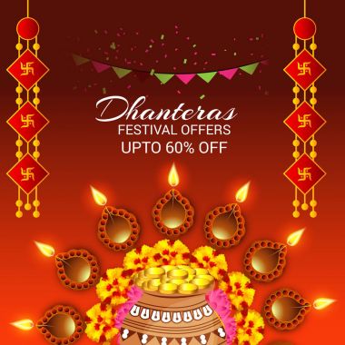 Mutlu Dhanteras Festivali.