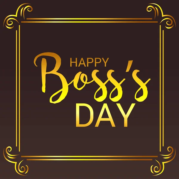 Happy boss 's day . — стоковый вектор