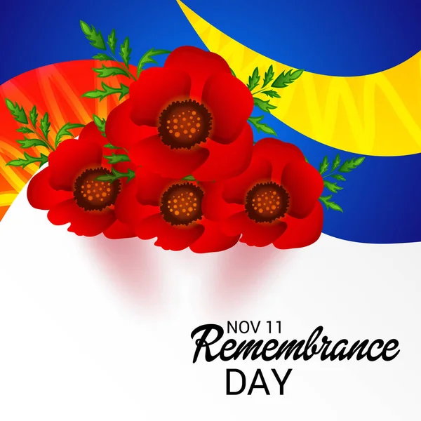 Remembrance Day 11 Nov. — Stock Vector