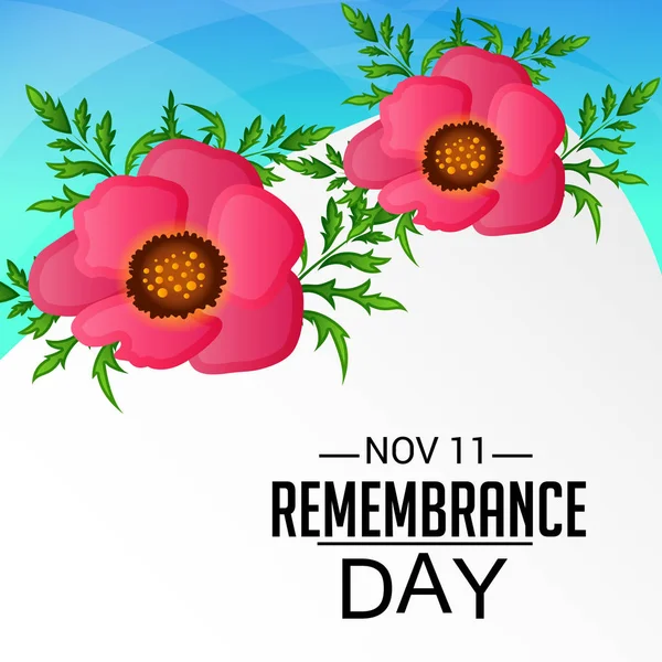 Remembrance Day 11 Nov. — Stock Vector