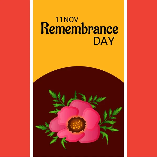 Remembrance Day 11 Nov. — Stock Vector