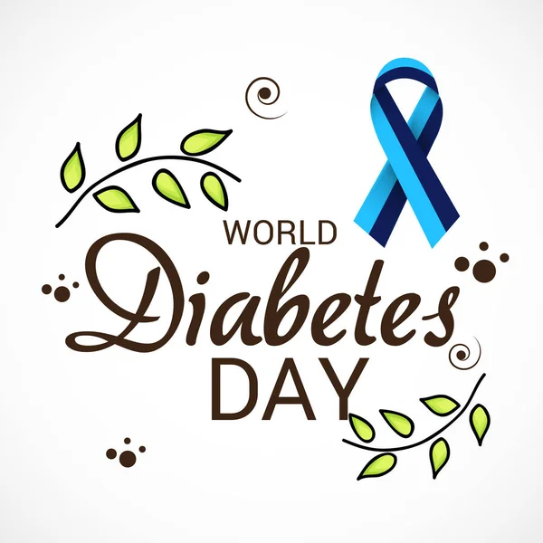 Dia Mundial da Diabetes —  Vetores de Stock