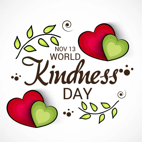 World Kindness Day. — Stock Vector
